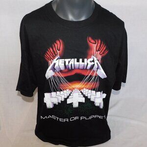 Metallica Master of Puppets Mens XL Black Graphic T Shirt